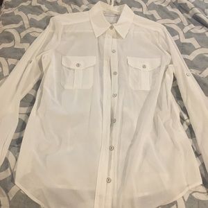 White Button Down Dress Shirt